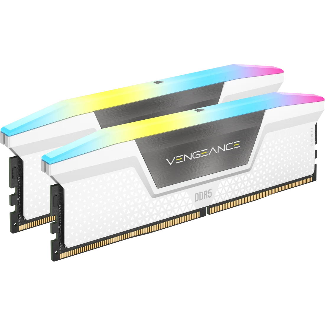 VENGEANCE RGB — White · 32GB (2 × 16GB) · DDR5 5200MT/s CL40
